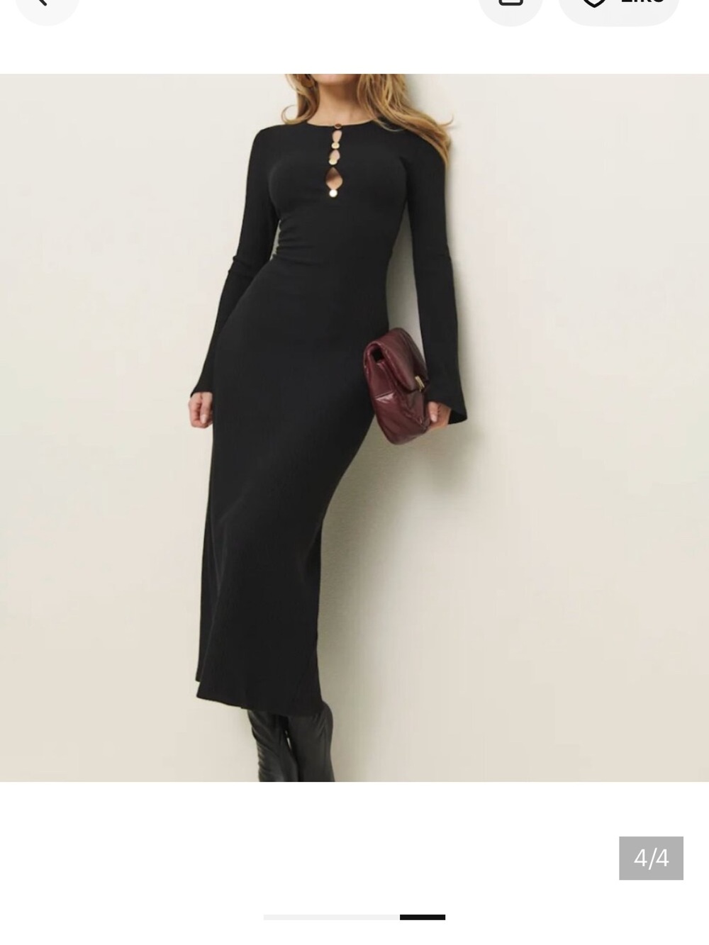 Reformation Hayden Knit Dress